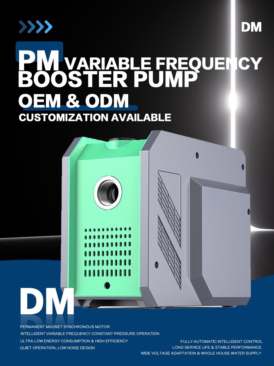 (BP400W-D)PERMANENT MAGNET VARIABLE FREQUENCY PUMP